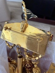 Lunch At The Ritz (LATR) Vintage Carousel Horse Set Brooch/Pendant Earrings