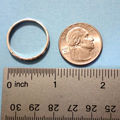 3 Bands Stone Bark Silpada Indent Thin Design Rings Sizes 11.25 & 11.5 Silver