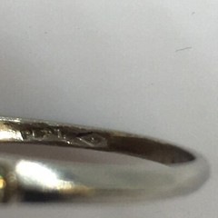 1920s Platinum Art Deco 3.45 Ct Diamond Antique Ring Handmade American Size 7