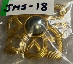 Vintage Gold Tone Brooch Pin Jewelry JMS-18