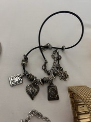 Costume Jewelry Lot Ann Kline Watch Not Working Just Needs New Battery .