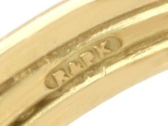 Vintage 3.27Ct Citrine and 0.80Ct Diamond, 18k Yellow Gold Ring (1984)