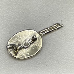 Vintage Gold Multicolor Palette Brooch Pin Art Fashion Jewelry 2.01 Inch