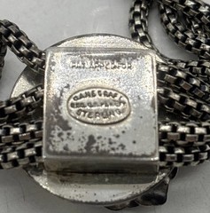 Vintage Danecraft Sterling Silver Double Box Chain Lariat Necklace 63.8 Grams