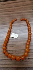 BALTIC HONEY NECKLACE FROM AMBER. VINTAGE BEAUTIFUL.1975 s. New !!!!