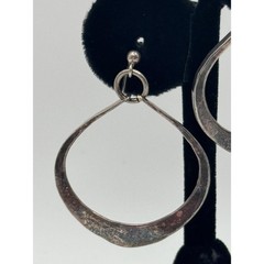 Vintage Anna Greta Eker 925S Sterling Silver Norway Modernist Dangle Earrings