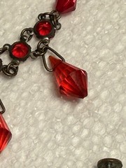 Art Deco Neclaces Gothic Glass Chech 1920s 1930s Jewelry Lot Chokers Earrings