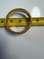 Vintage SOLID 14KT Gold Stamped 7″ Bracelet 28.8 Grams New Old Stock