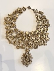 Rare Vintage Kenneth Jay Lane KJL 1960’s Bib Cleopatra Necklace
