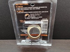 Dragon Ring Detailed Zinc Alloy Metal Eyes Light-Up – Unisex Size S (Approx. 8)