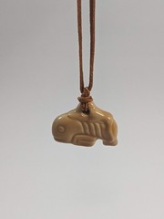 Vintage Free Willy 2 Mystical Whale Pendant Ceramic With Original Cord *READ