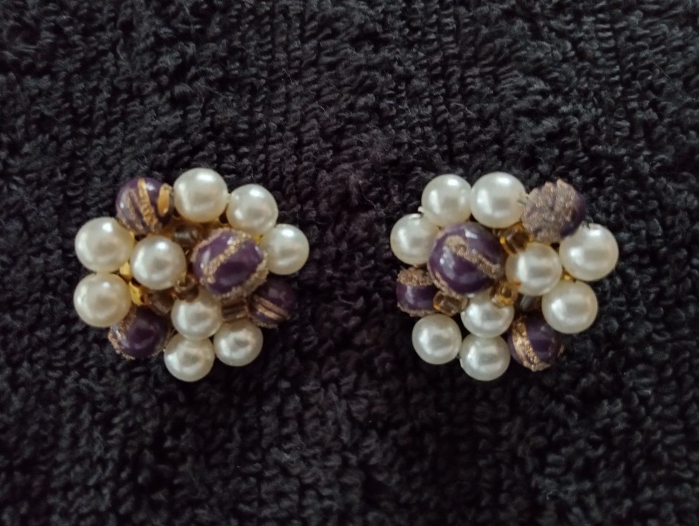 1950’s-1960’s Clip-On Earrings MCM Vintage