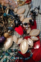 Vintage To Now Tangled Costume Jewelry Lot Mixed Gold Silver Tone Unsearched 2LB