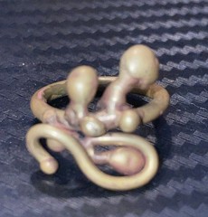 60-70’s Mid Century Brutalist Ring-Studio Organic Abstract Ring Jewelry Family 4