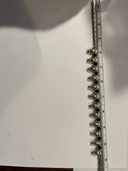 Vintage Green Rhinestone Necklace
