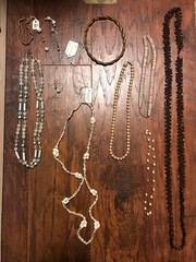 Large Varied Costume And Silver Jelwery Lot Of 33 Peices