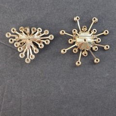 Vintage Lot Brooch Pin Convertible Pendant Rhinestone Snowflake Starburst Bundle