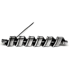 RARE Vtg Modernist Sterling UNUSUAL PAUL LOBEL BROOCH Pin Machine Age MCM 1950s