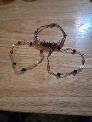 Vintage Bangle Cuff Beaded Bracelet Lot Of 19 Pcs Free Shipping See Description