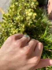 Natural Emerald 2.30 Ct Round Cut Art Deco Vintage Ring 925 Sterling Silver