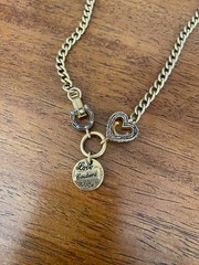 Lady Juicy Necklace Vintage Y2K 15″ Gold Choker Chain Love Luck Couture