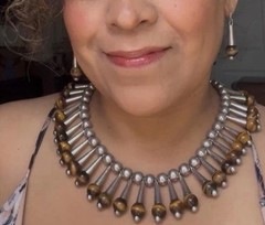 STUNNING! TAXCO NECKLACE STERLING SILVER SILVER SET!
