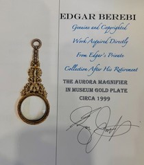 I am Edgar Berebi this is my Aurora Ladies Magnifier never used