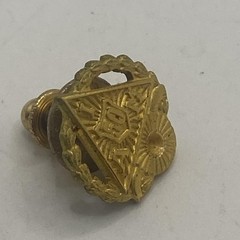 Vintage B.B. Co IAM 50 Year Lapel Pin 10K Gold Filled Service Award Jewelry