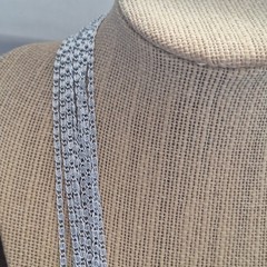 Vintage Celebrity ® Silvertone Cascade Necklace & Tassel Earrings Set 1960s Glam