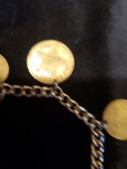 Charm Bracelet of Bahamas Coins 7″