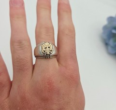 The Greatest Generation Vintage Ring Sterling Silver The Great Seal USA WW2 WW1