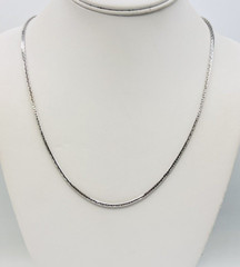 Vintage Viola By Lang Silver Tone Layering Chain Necklace 21 in