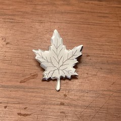 Sterling Silver 925 Canadian Maple Leaf Pin