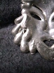ASIAN PRINCESS FUR PIN PRECIOUS METAL VINTAGE MAZER WALLER CLASP