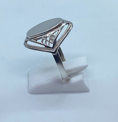 Rings Silver 925 Size 9.5 . Weight 3.18 g. Soviet Vintage Jewelry USSR