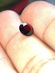 UNIQUE RARE RED BLOOD RUBY GEM OLD FROM BURMA MOGOK