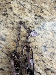 Copper Chain Link Vintage Necklace