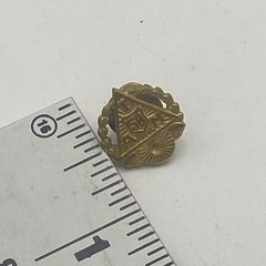 Vintage B.B. Co IAM 50 Year Lapel Pin 10K Gold Filled Service Award Jewelry