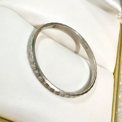 Vtg Women’s Milor Italy Silver 925 Band Eternity Stacking Rings Sz 10 Set of Two