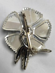 Vtg 1950s–1970s Lot of 4 Vintage Flower Brooches Enamel & Signed Coro Jewelry