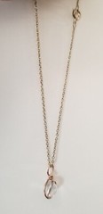 Vintage Elements 8mm Rock Quartz Victorian Necklace, Vtg. leverback earring set