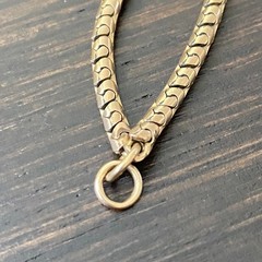 1/20 12K Gold Filled Double-Strand Snake? Chain Choker Approx 15.5″L & 41g