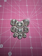Rare vintage Art Deco descending scroll rhinestone brooch 1920’s or 30’s