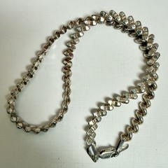 925 Sterling Silver Chain – 15.5″ – 39cm – Beautiful Vintage Design – 15g -#2067