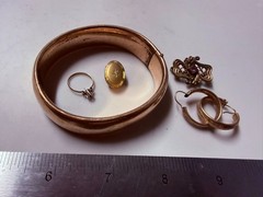 Collection Lot Amazing Variety Antique Jewelry Bracelet Brooch Clip – Y1