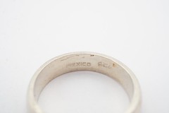 Vintage Mexico Sterling Silver 925 Ring Band Size 5.25 N5