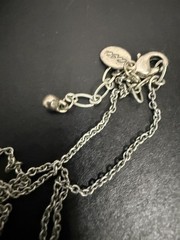 Vintage AEO American Eagle Outfitters Purse Pendant Necklace Snuff Silvertone
