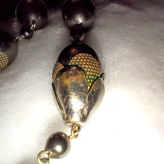 VTG Art Deco Necklace Machine Age Botanical German Modernist J. Bengel School