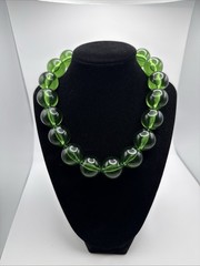 Vintage Liz Claiborne Adjustable Glass Beaded Necklace