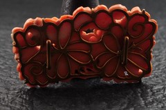 Intricate Hand-Carved Natural Coral Floral OBIDOME Certificate (total 71.0ct).
